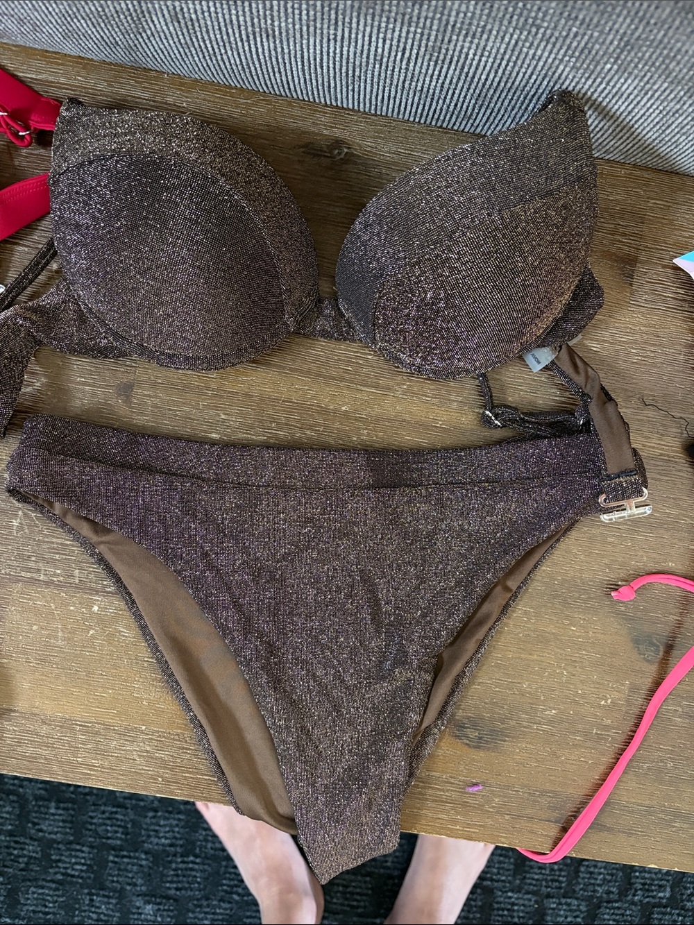 Avon Brown Shimmer Bikini